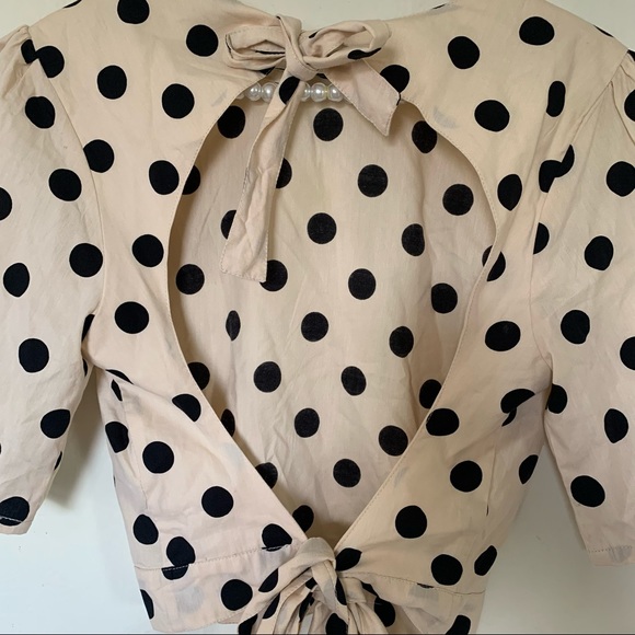 Rue Stiic Anthropologie Ember Top Polka Dot - Picture 8 of 10